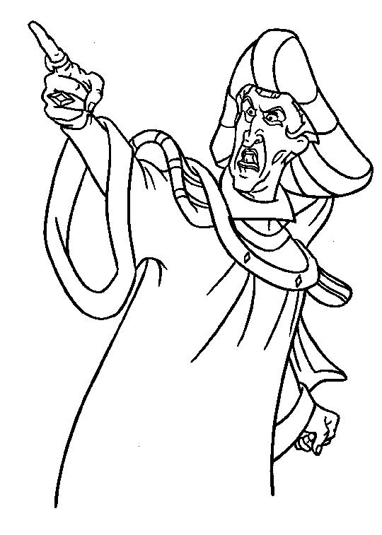 coloriage frodon menacant